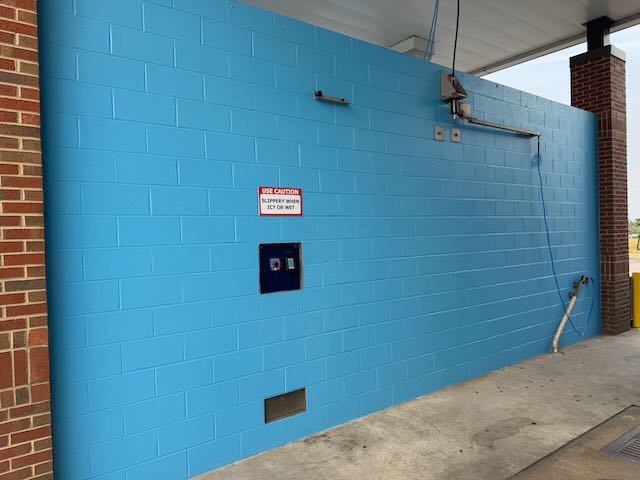 Car wash entrance