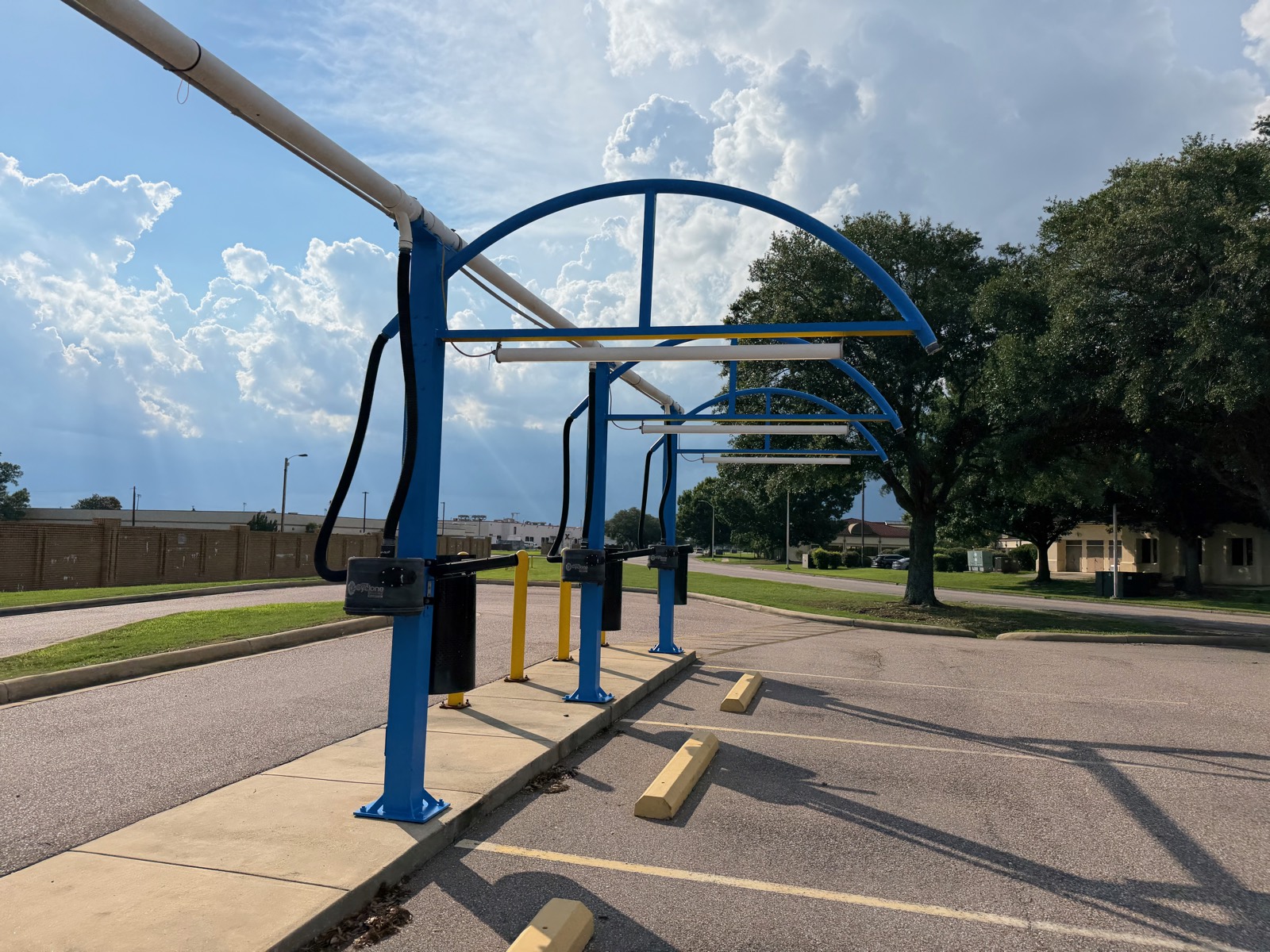 Free Cyclone vacuum stations at Titan Auto Wash, Maxwell AFB